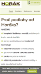 Mobile Screenshot of horak-podlahy.cz